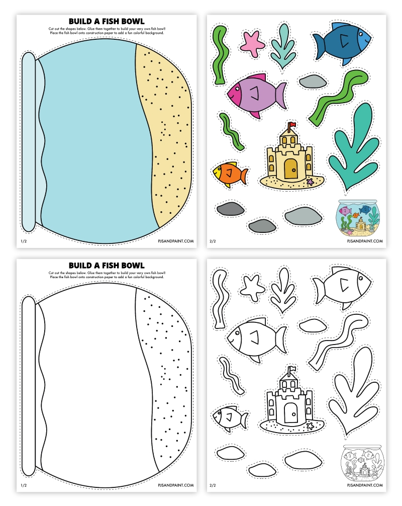 Kids Can Learn About Three Sea Creatures In This Free Worksheet They Can Also Develop Their Reading Comprehension And Fine Motor Skills By Completing A Simple Cut And Paste Activity You Can