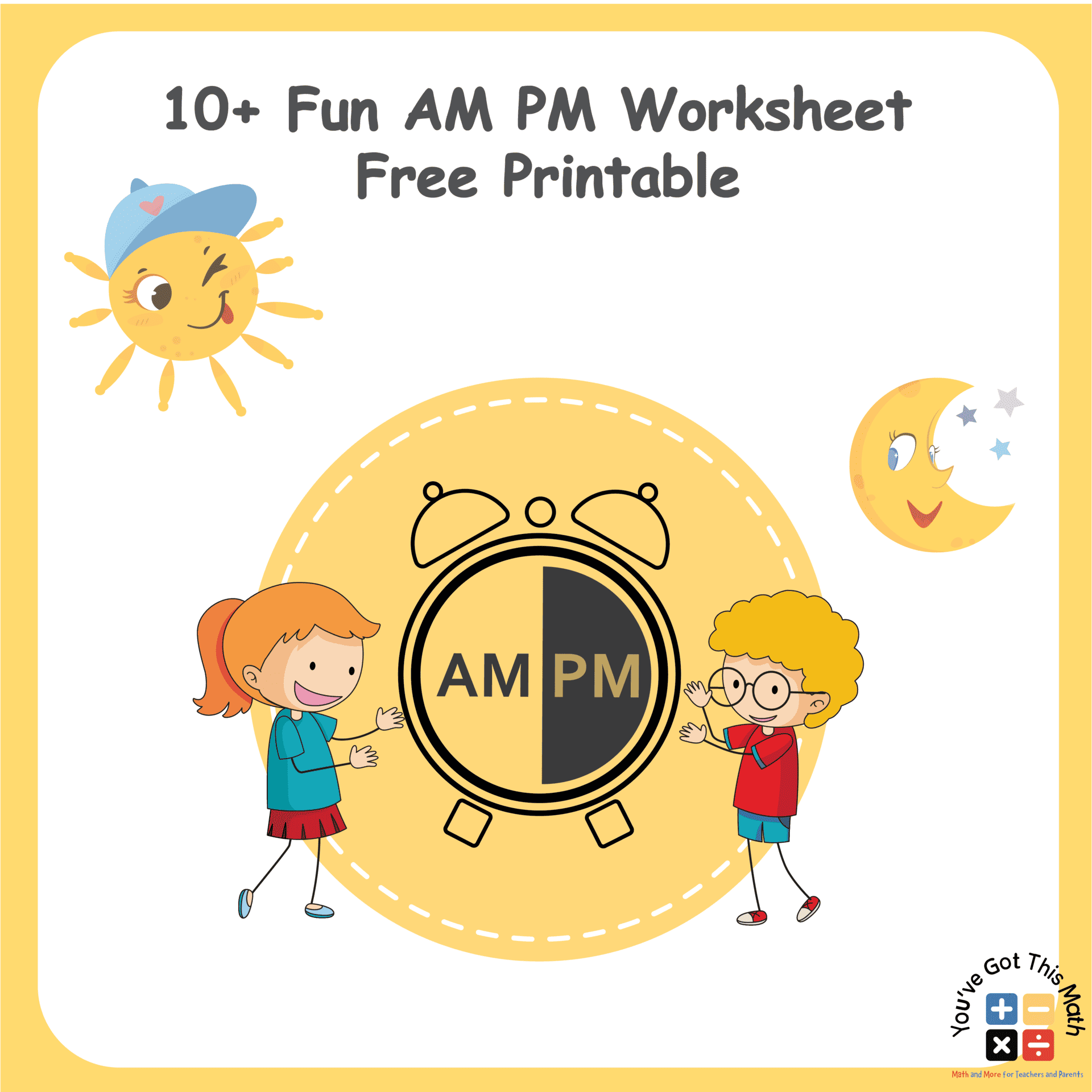 12 Fun AM PM Worksheet Free Printable 12 Fun AM PM Worksheet Free Printable
