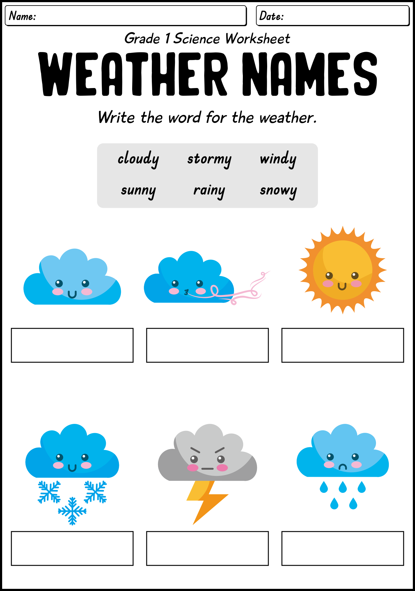 Free Custom Printable Science Worksheet Templates Canva