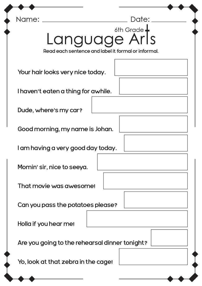13 High School English Language Arts Worksheets Free PDF At Worksheets Library 17 Sixth Grade Spelling Words Worksheets Free PDF At Worksheeto