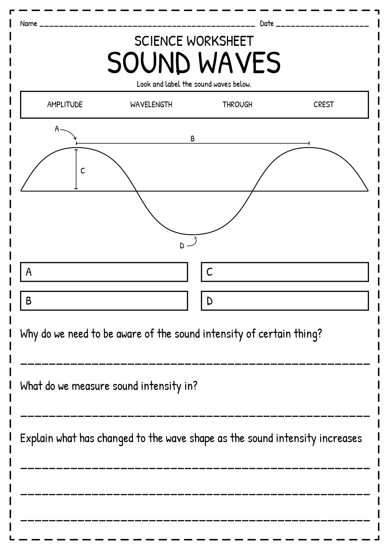 13 Science Worksheets Light And Sound Free PDF At Worksheeto