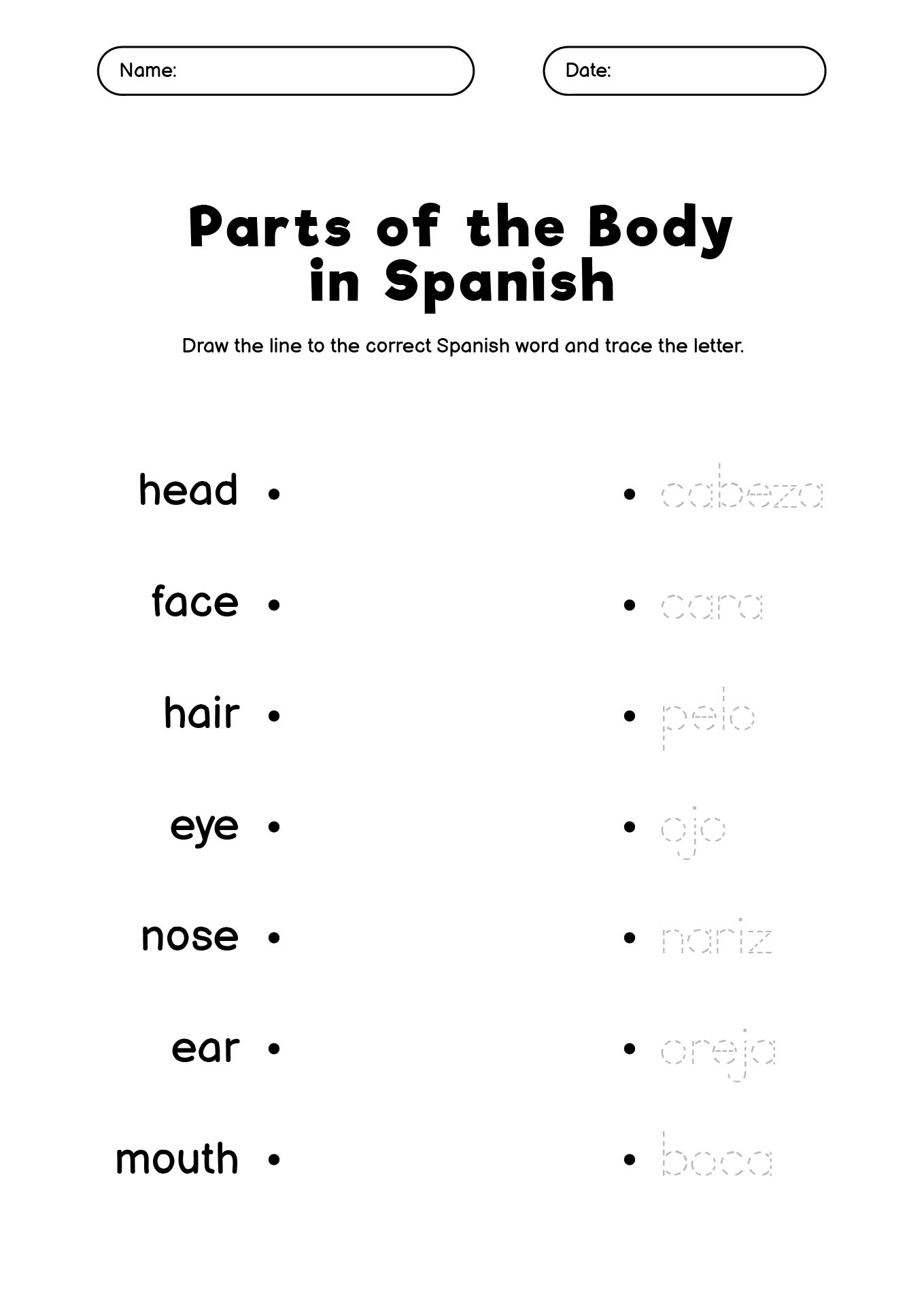 15 First Grade Spanish Worksheets Free PDF At Worksheeto 15 First Grade Spanish Worksheets Free PDF At Worksheeto