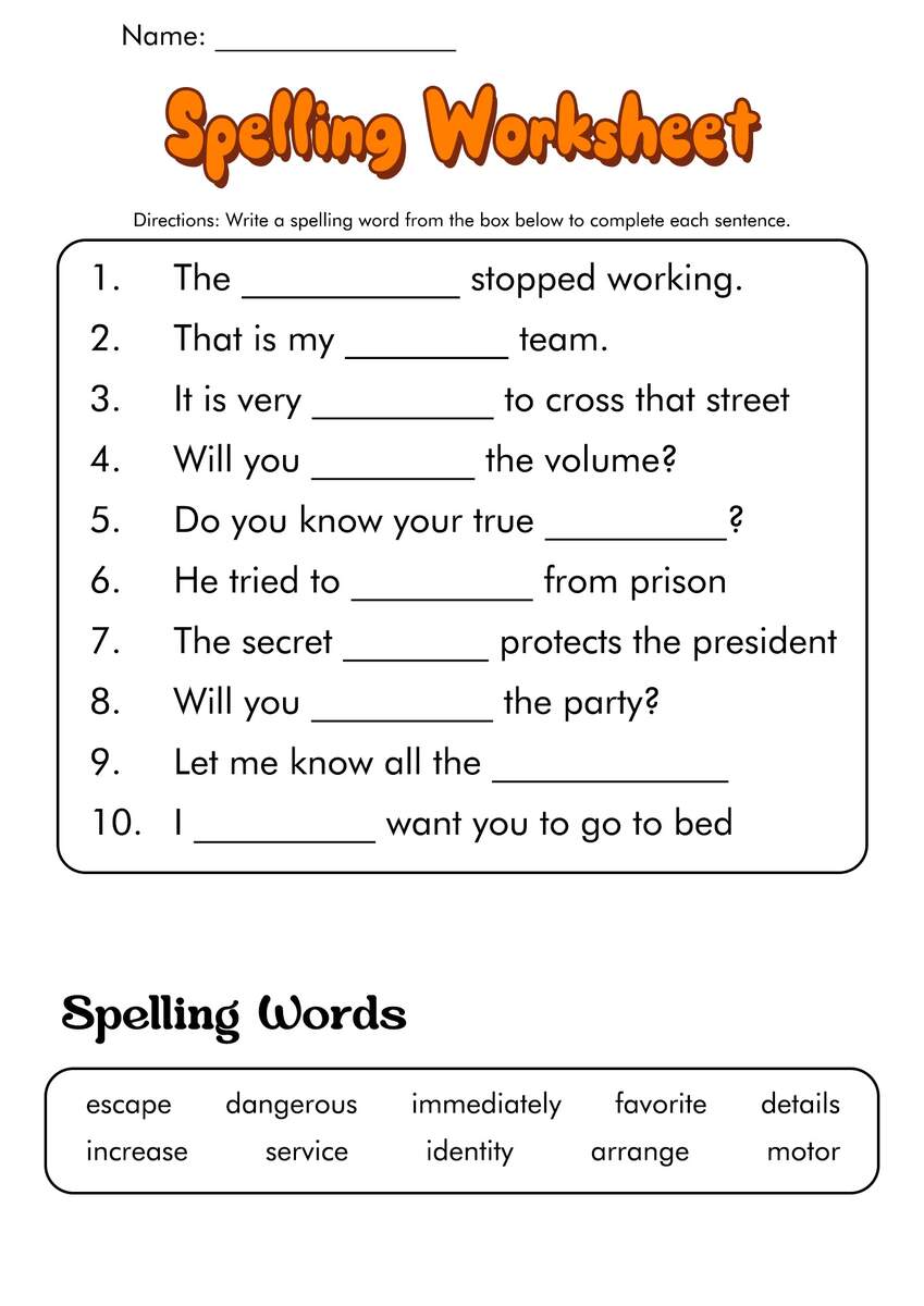 16 6th Grade Spelling Words Worksheets Free PDF At Worksheeto 16 6th Grade Spelling Words Worksheets Free PDF At Worksheeto