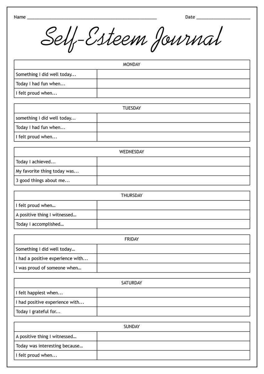 16 Positive Self Talk Worksheets Free PDF At Worksheeto 16 Positive Self Talk Worksheets Free PDF At Worksheeto