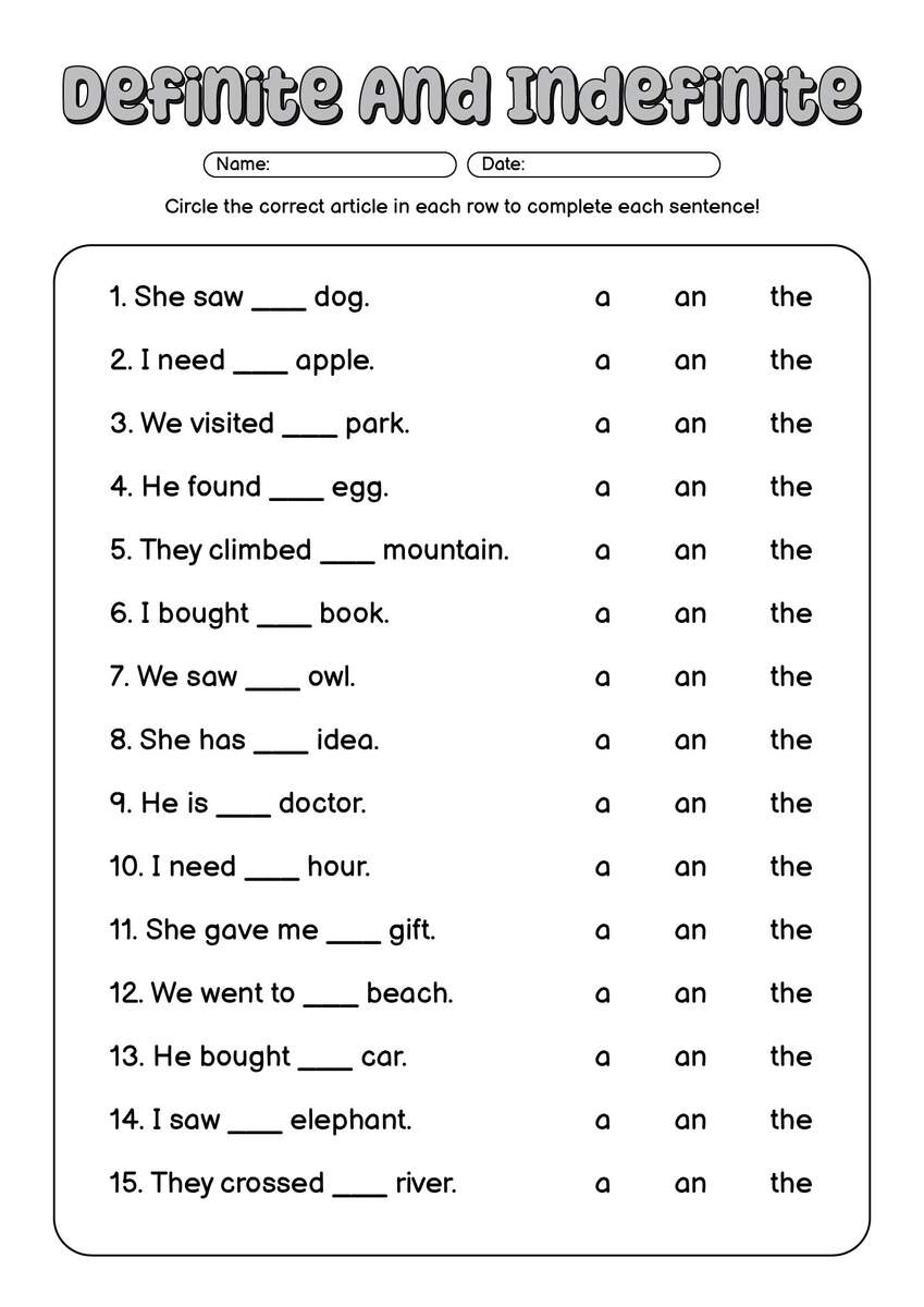 17 English Articles Worksheet Free PDF At Worksheeto 17 English Articles Worksheet Free PDF At Worksheeto