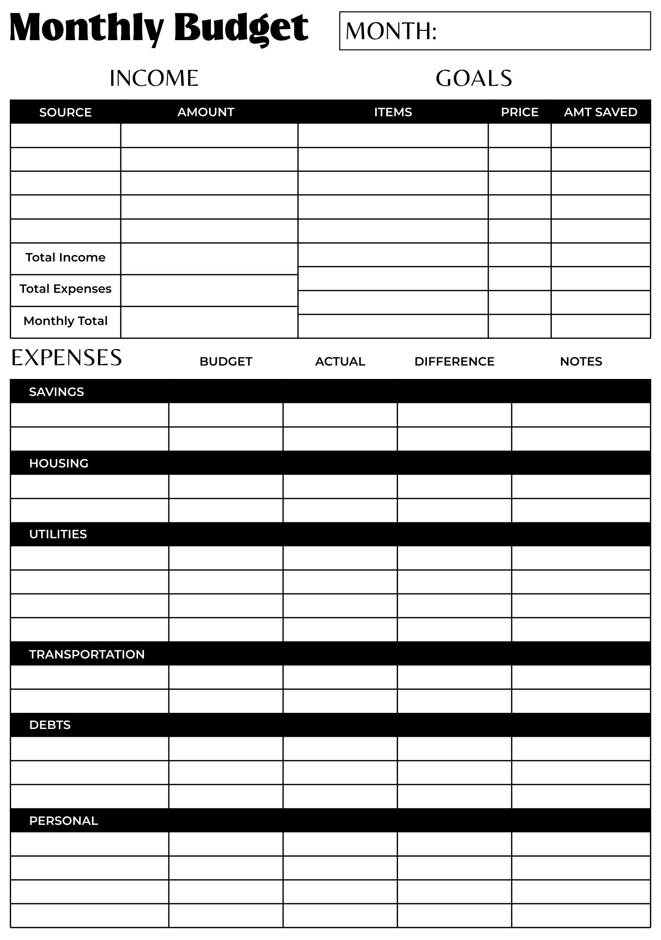 17 Free Income And Expense Worksheet Free PDF At Worksheeto 17 Free Income And Expense Worksheet Free PDF At Worksheeto