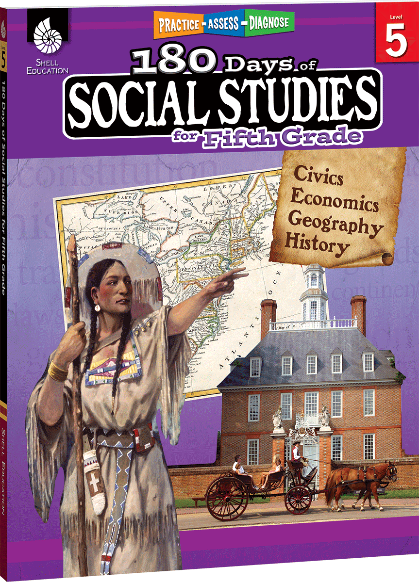 180 Days Of Social Studies For Fifth Grade Teacher Created Materials Worksheets Library