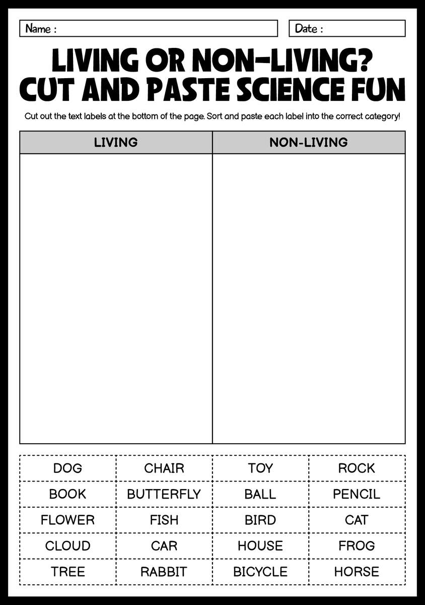 19 Cut And Paste Worksheets For First Grade Free PDF At Worksheeto