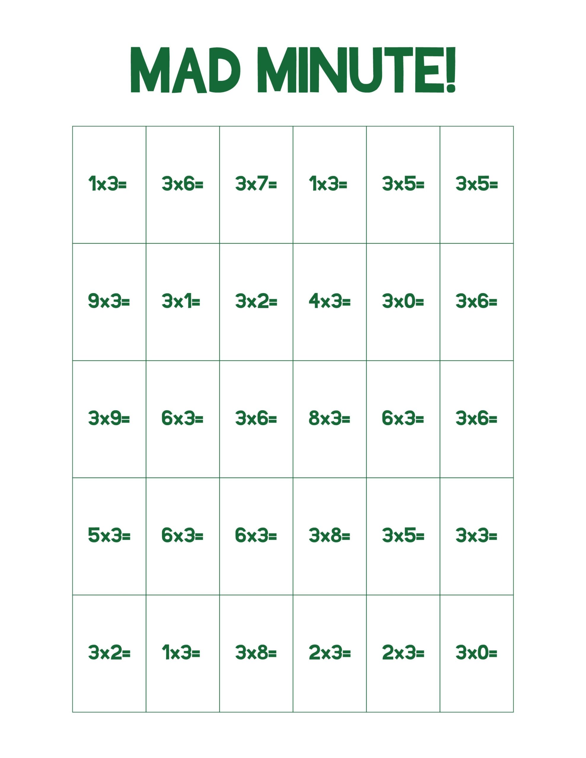 Kindergarten Counting Games
