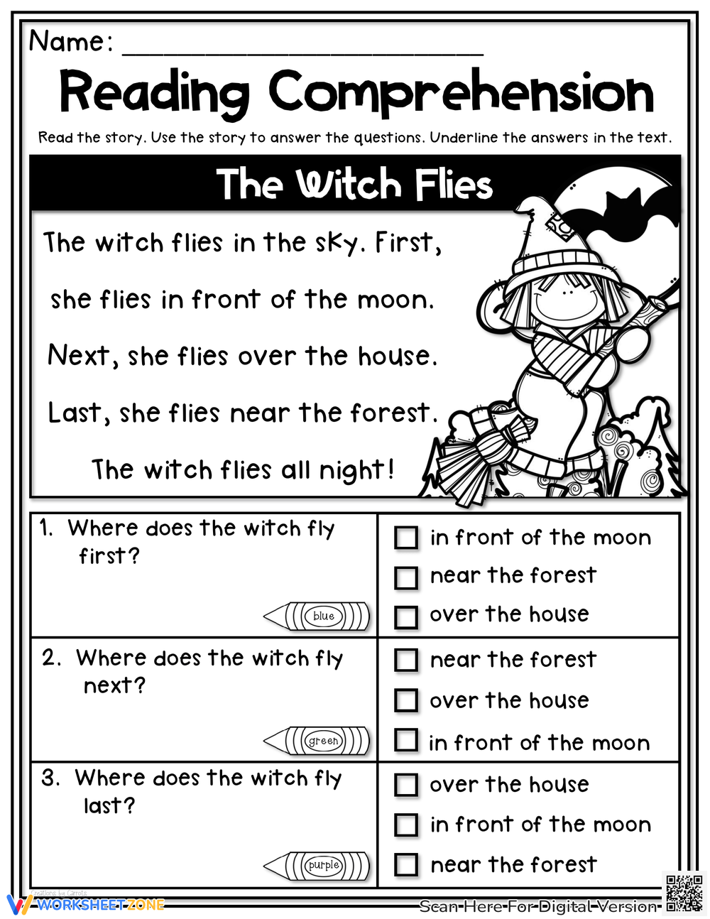 2nd Grade Level D Reading Comprehension Worksheets Printable