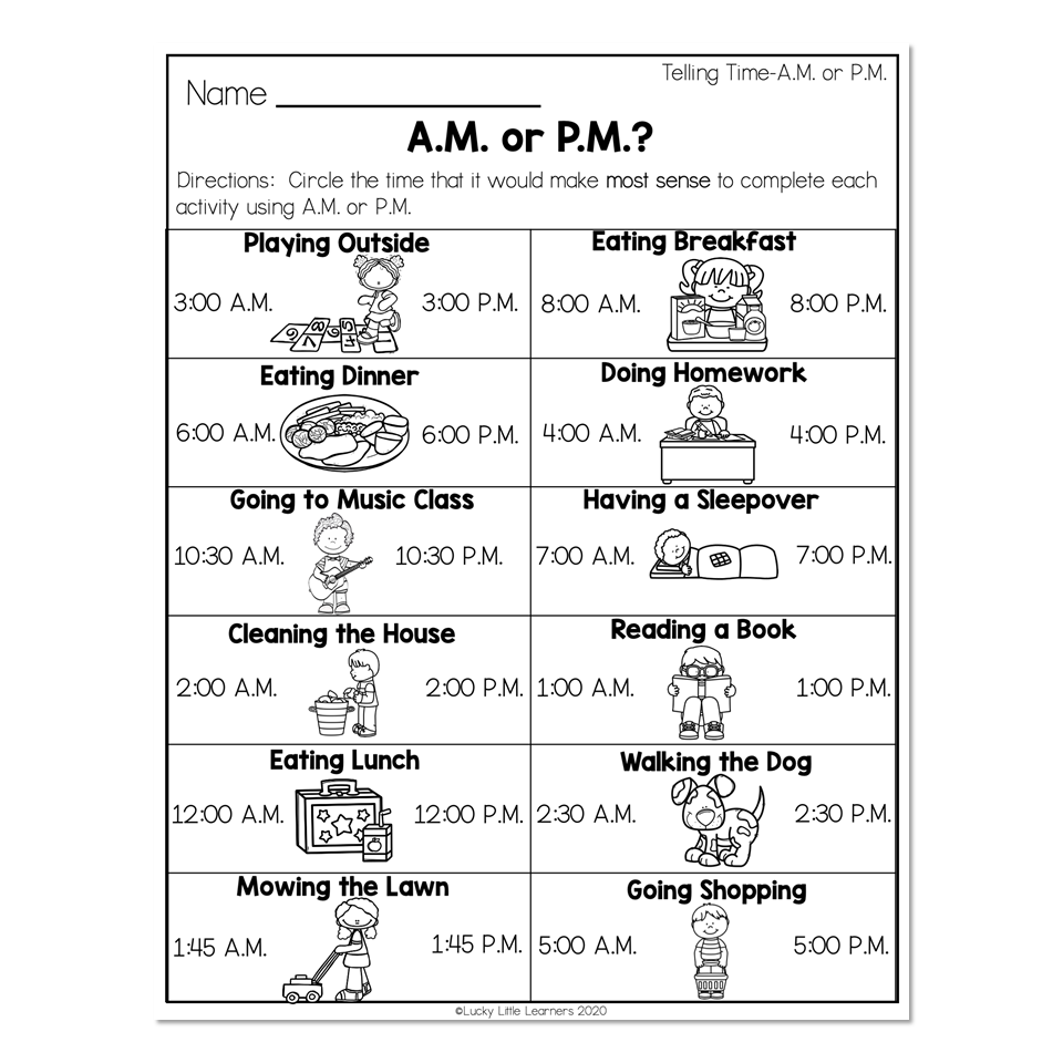 2nd Grade Math Worksheets Time Telling Time AM Or PM AM Or PM Worksheets Library 2nd Grade Math Worksheets Time Telling Time AM Or PM AM Or PM Worksheets Library