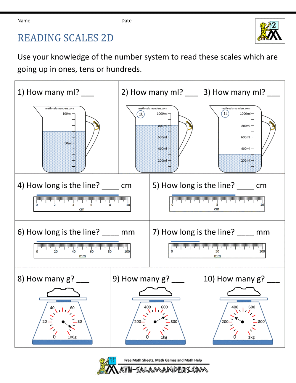 2nd Grade Measurement Worksheets 2nd Grade Measurement Made By Teachers