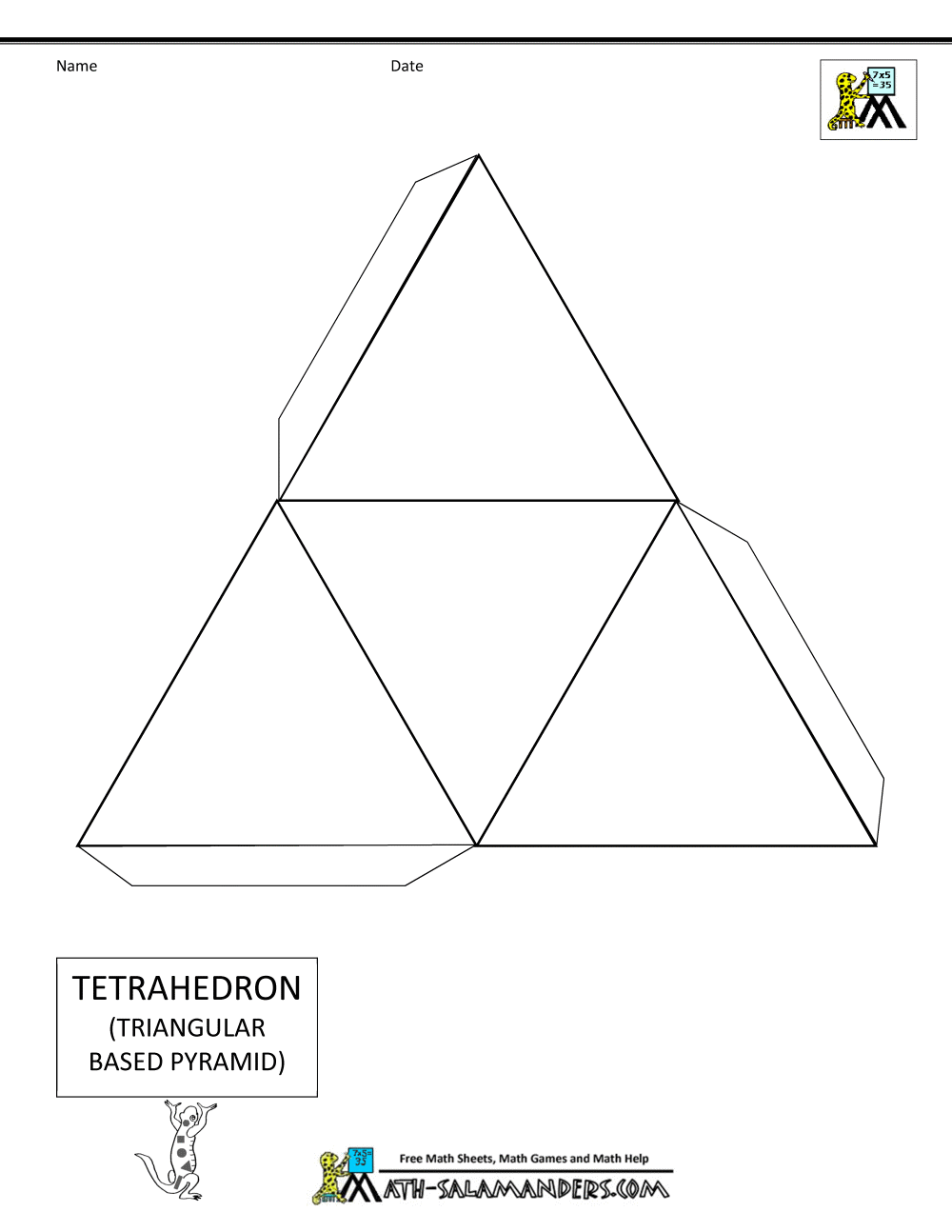 3d Geometric Shapes Nets