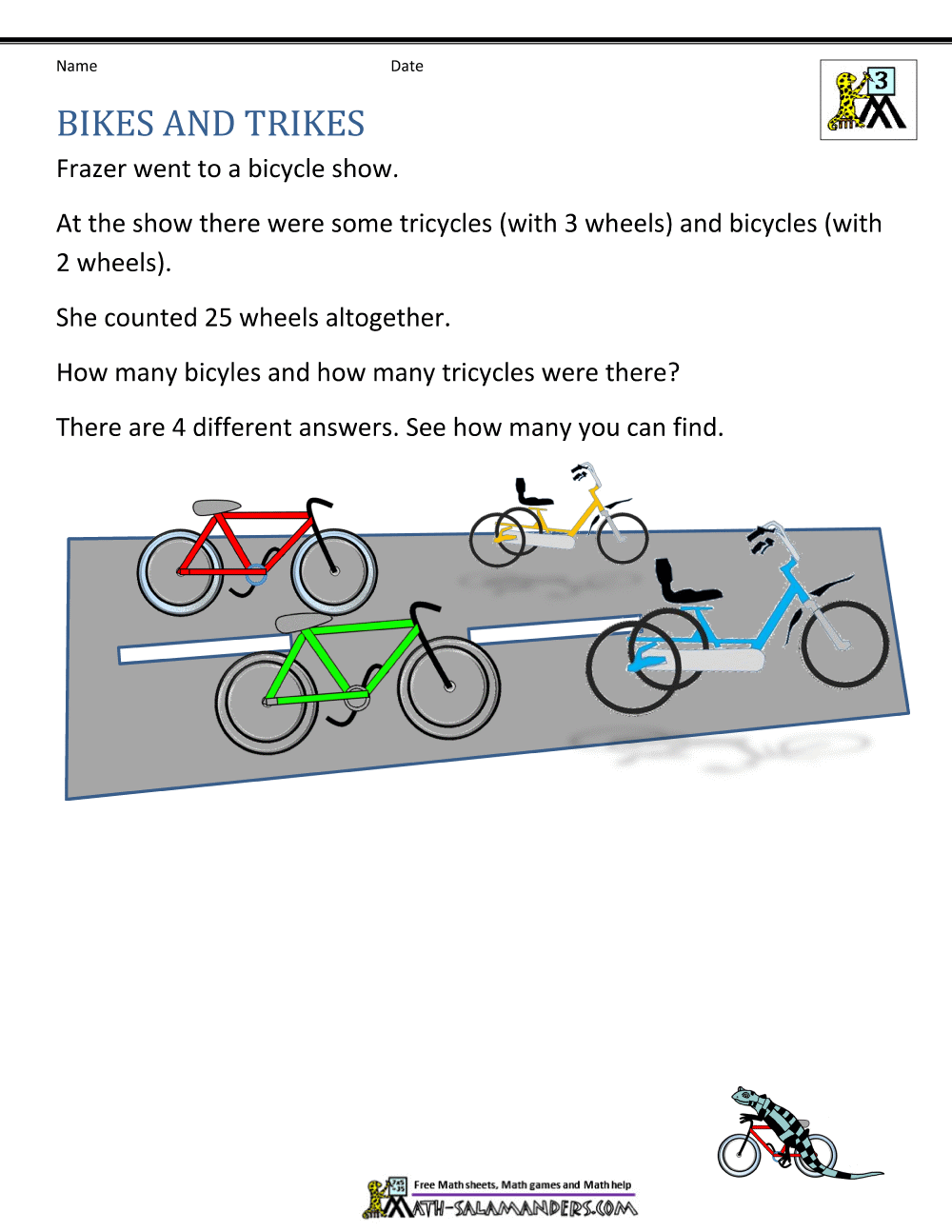 3rd Grade Math Problems