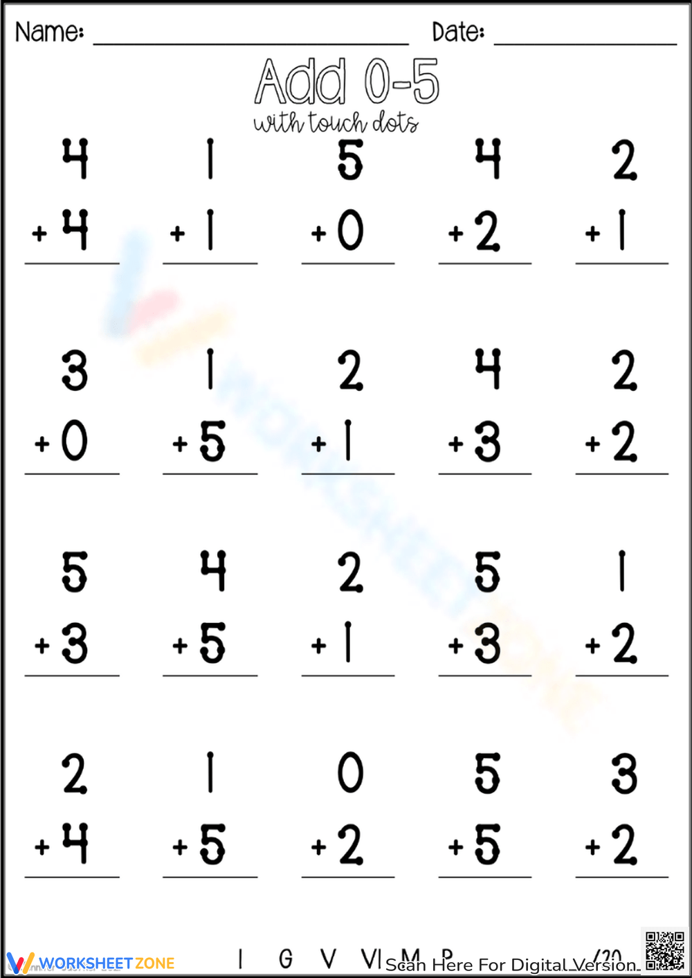 40 Fun Creative Touch Math Worksheets Worksheets Library