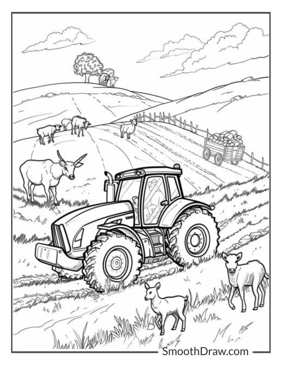 44 Farm Animals Coloring Pages Free Printable PDFs