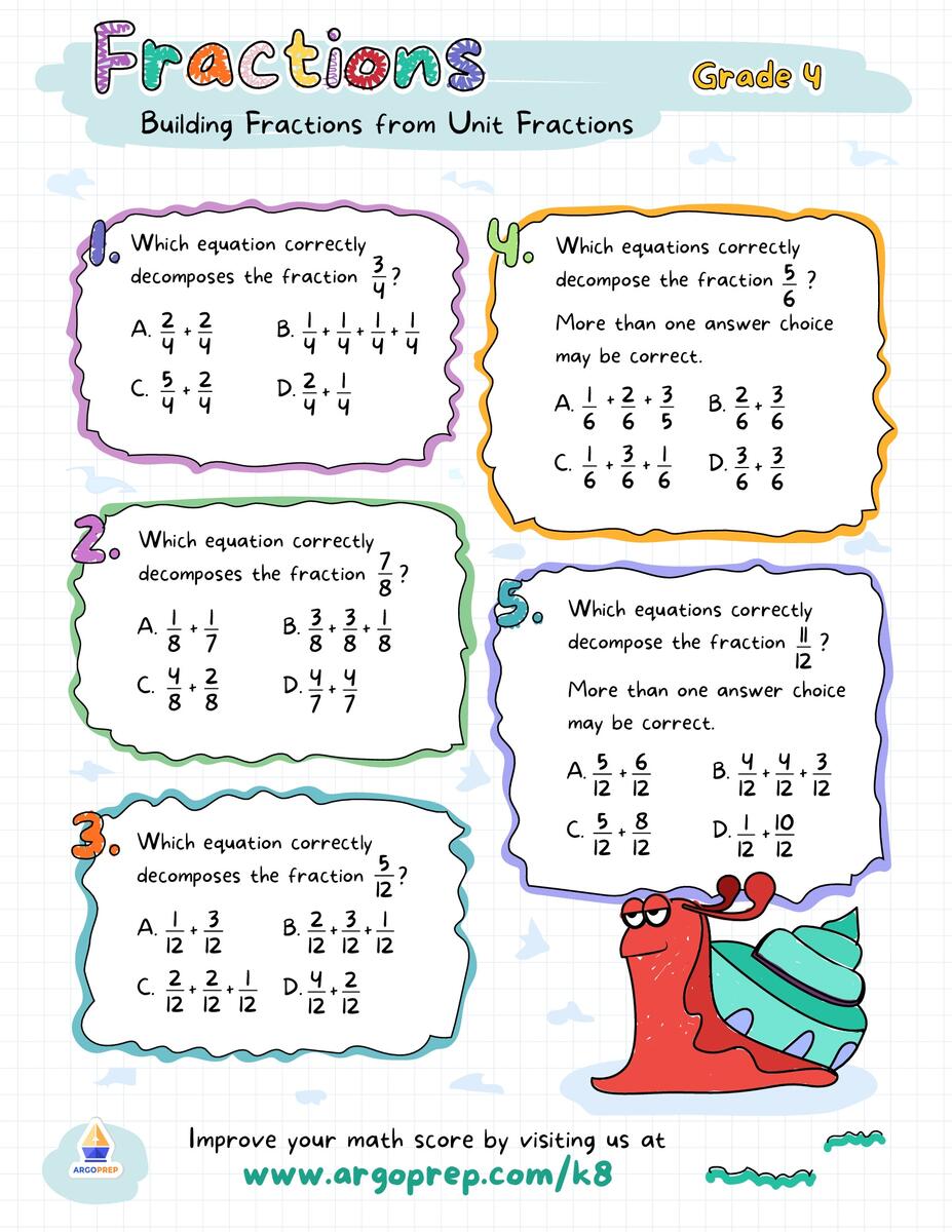 4th Grade Mixed Numbers And Improper Fractions Subtracting Fractions Worksheets For Free ArgoPrep 4th Grade Mixed Numbers And Improper Fractions Subtracting Fractions Worksheets For Free ArgoPrep