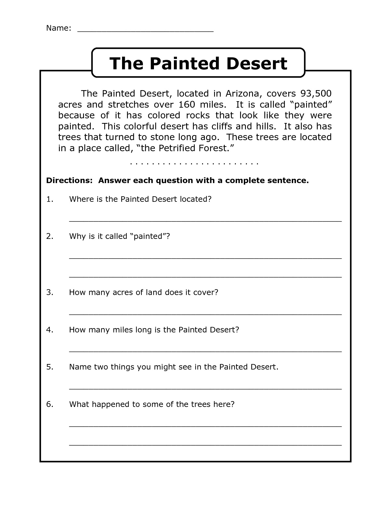 4th Grade Reading Comprehension Worksheets Best Coloring Pages For Kids 5 Printable Reading Comprehension English Worksheets Ages 4 7 KG1 To Grade 2 Etsy Norway