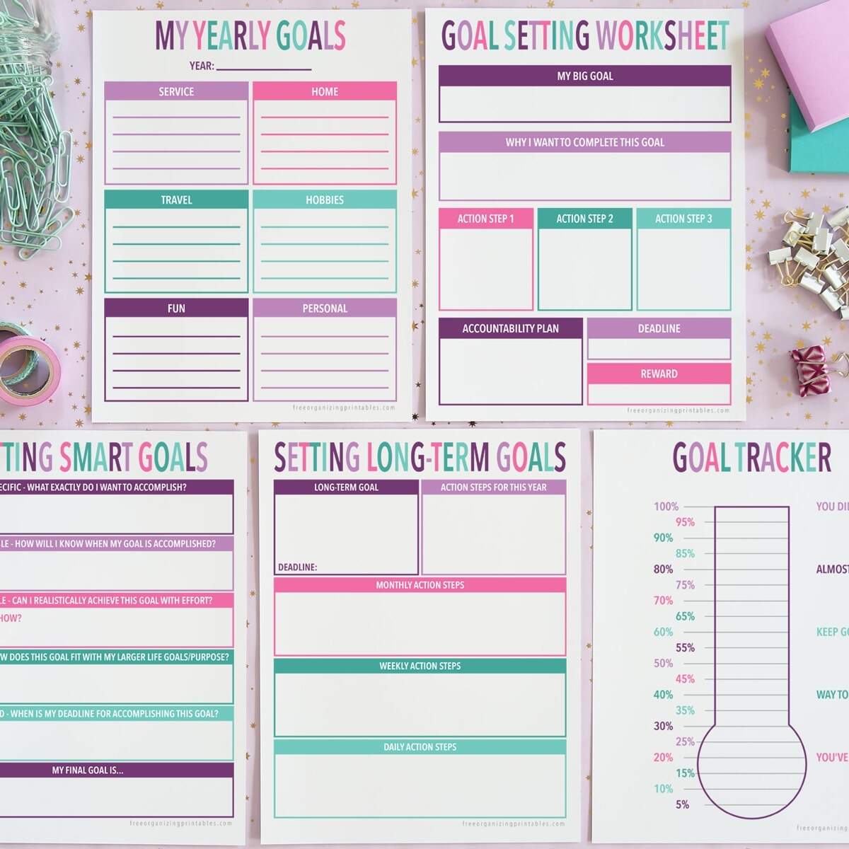5 Free Printable Goal Setting Worksheets That Get Results 5 Free Printable Goal Setting Worksheets That Get Results