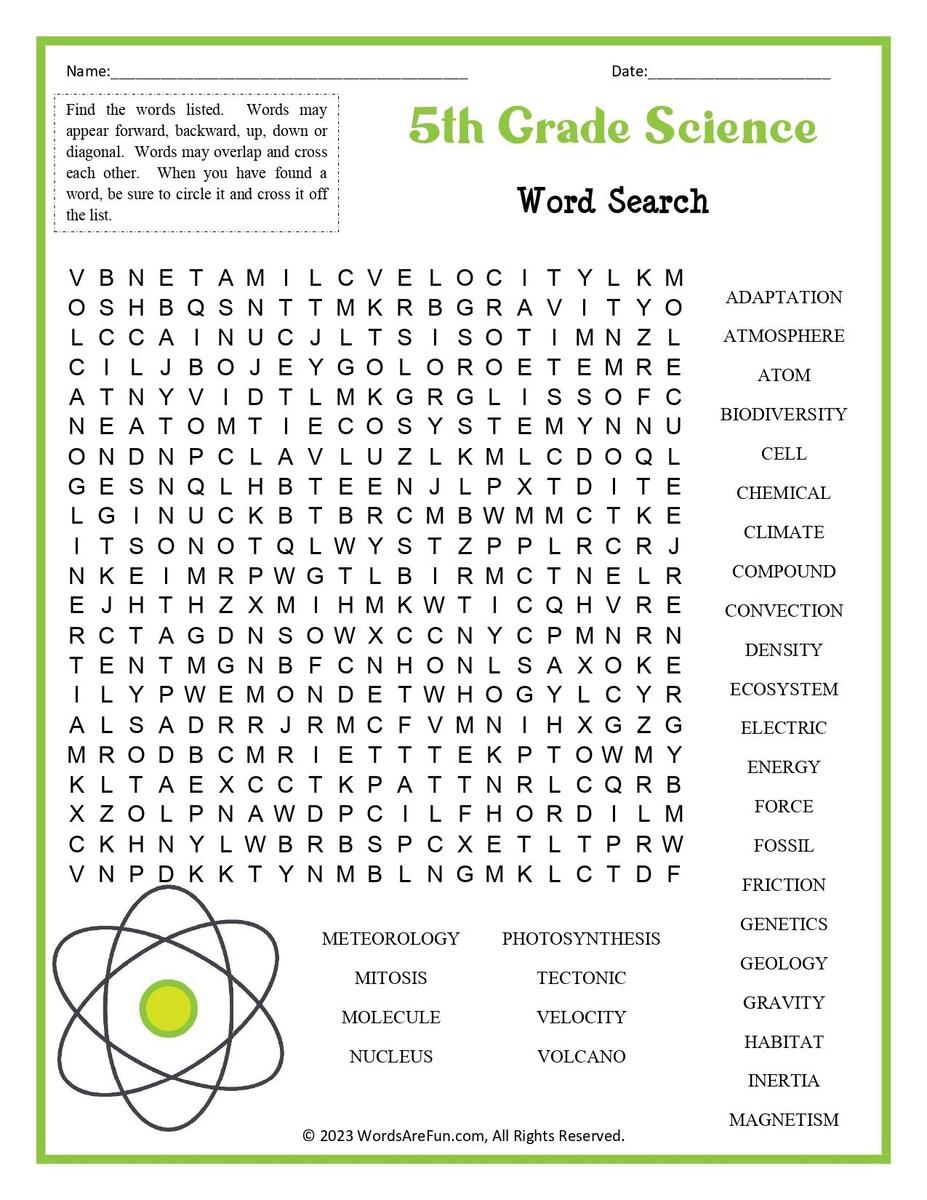 Printable 5th Grade Classification Of Matter Solid Liquid Gas Worksheets