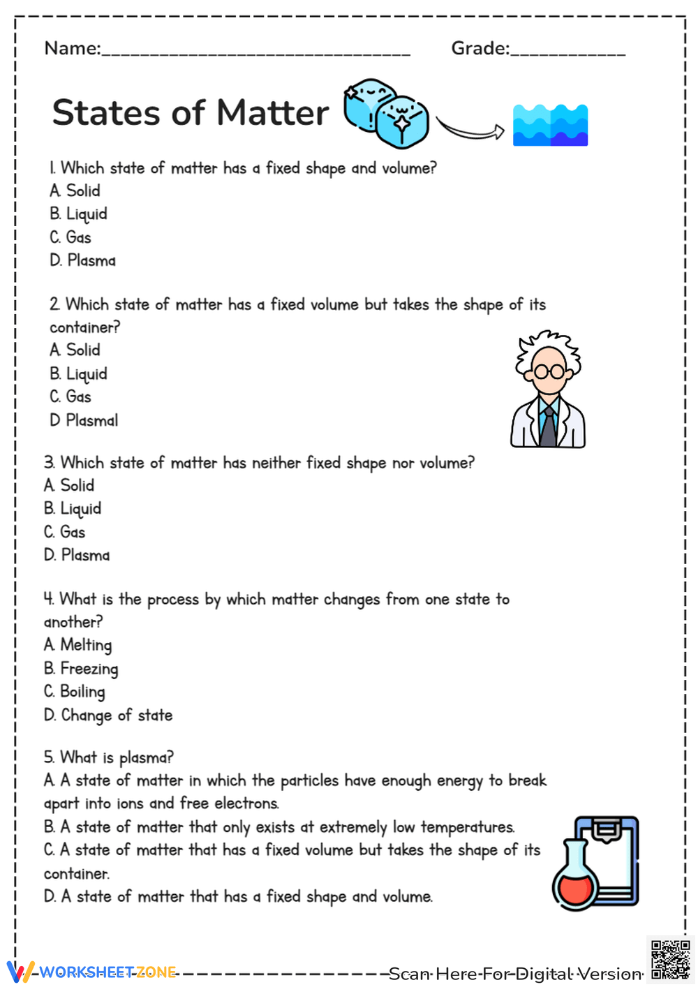 10 6 Grade Science Worksheets Free PDF At Worksheeto Worksheets Library