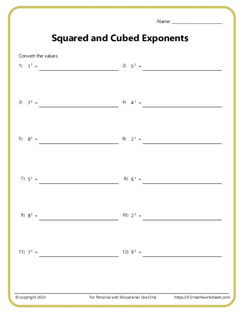 7th Grade Algebra Worksheets 7th Grade Algebra Worksheets