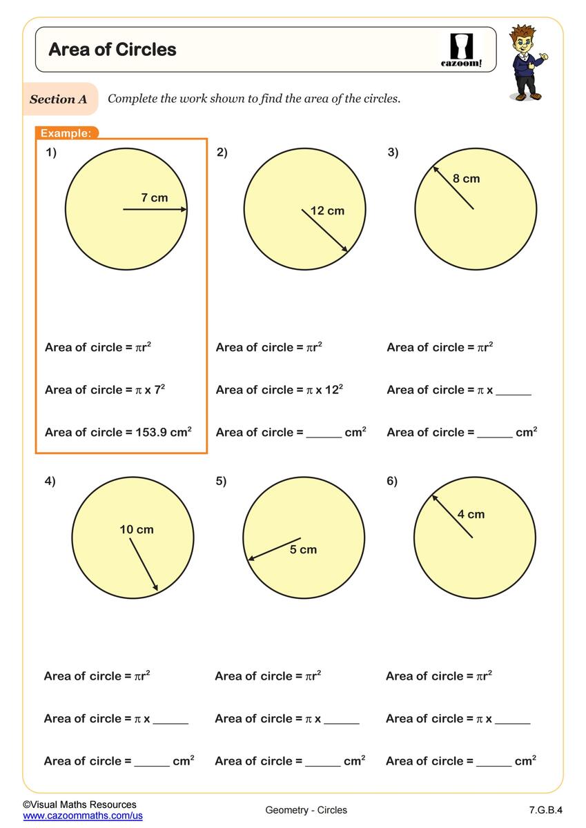 7th Grade Circles Worksheets PDF Printable Worksheets Cazoom Math 7th Grade Circles Worksheets PDF Printable Worksheets Cazoom Math