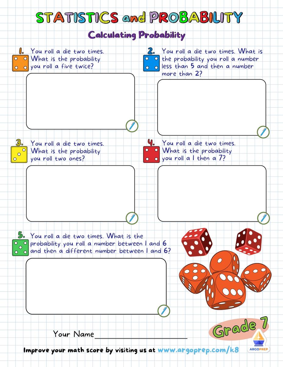 7th Grade Probability Ratios Amp Proportional Relationships Worksheets For Free ArgoPrep