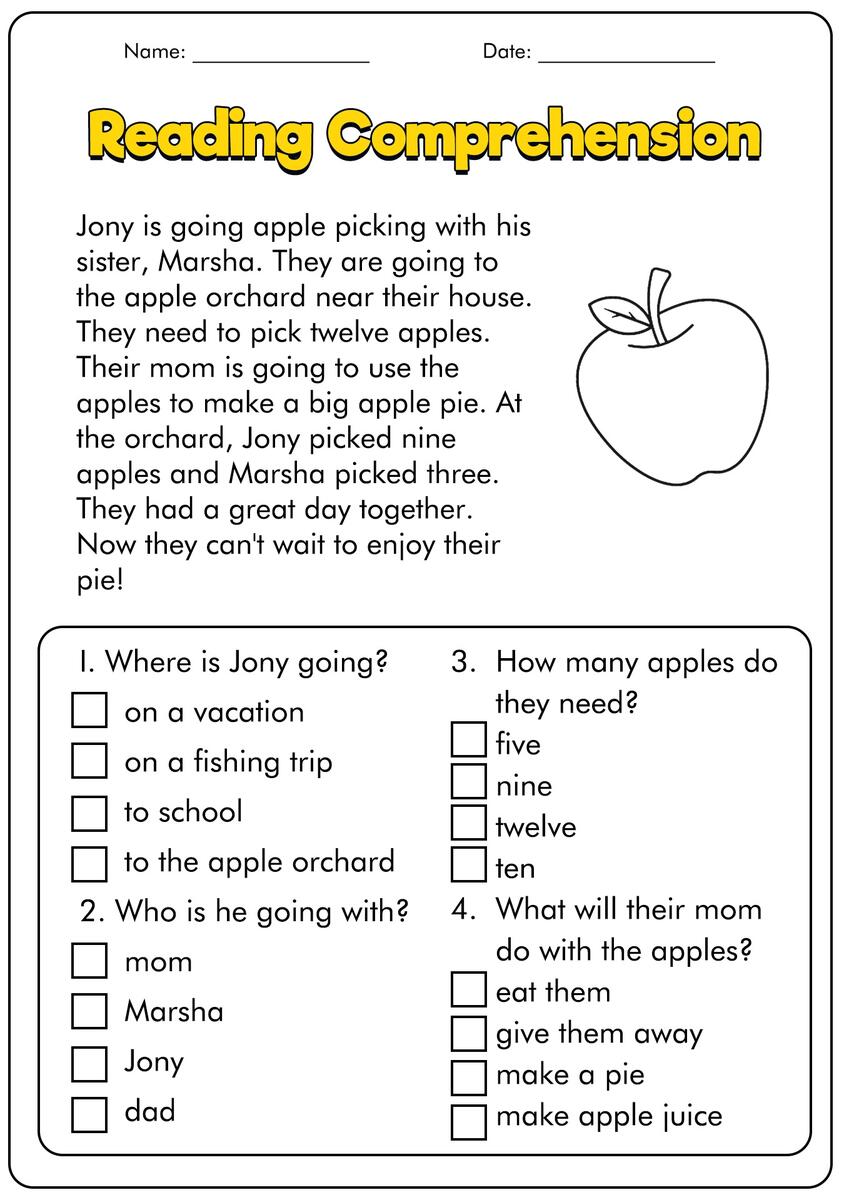 100 First Grade Reading Comprehension Passages Worksheets Sentences Reading Worksheet Fluency Worksheet English Learing Kindergarten Etsy