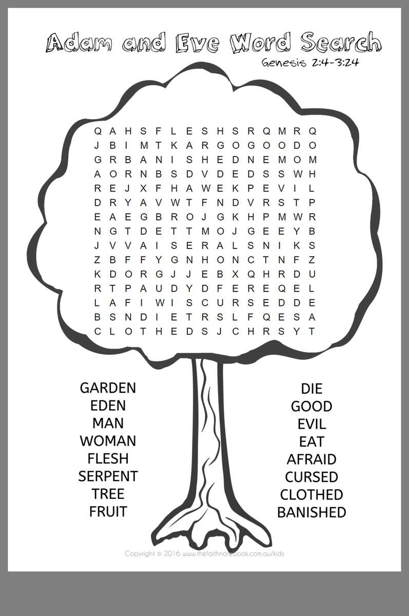 Adam And Eve Craft Printable Printable Party Favors