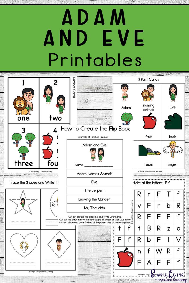 Adam And Eve Craft Printable Printable Party Favors