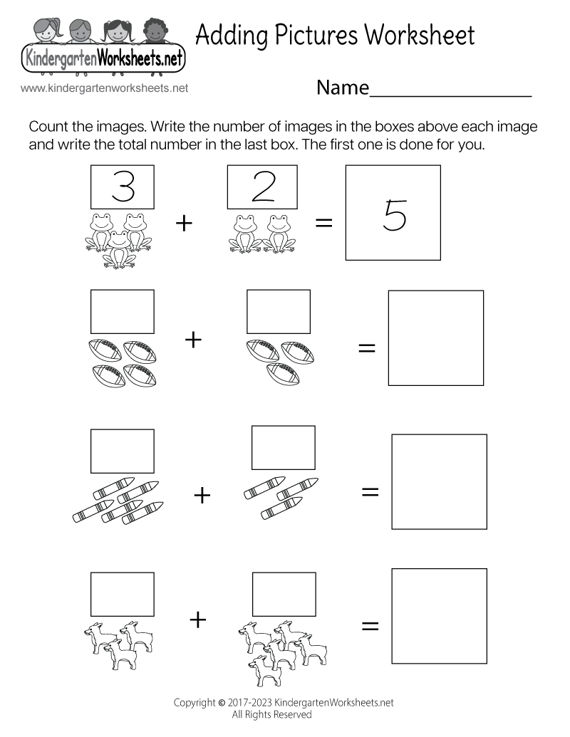 Adding Pictures Worksheet Free Printable Digital PDF Adding Pictures Worksheet Free Printable Digital PDF