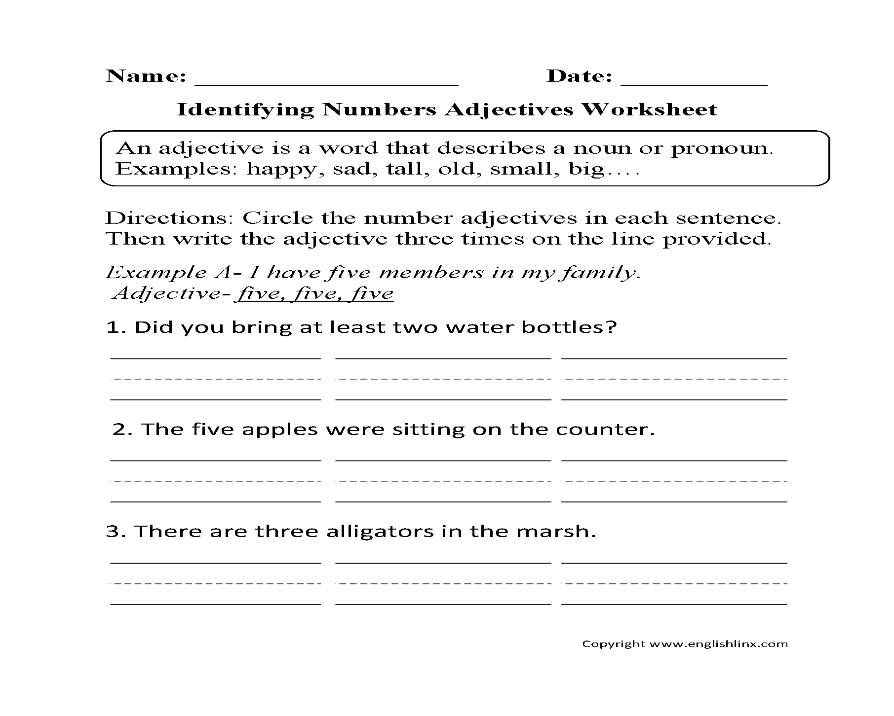 16 Printable Adjective Worksheets 4th Grade Free PDF At Worksheeto