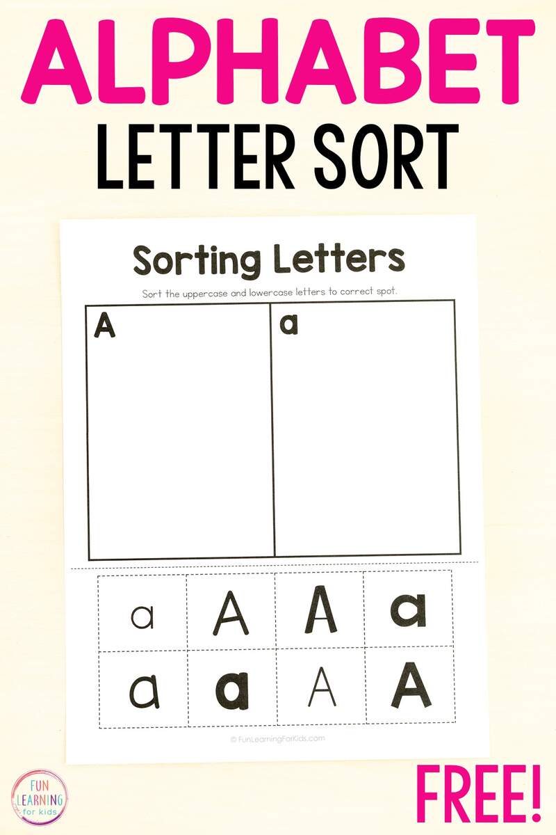 Alphabet Letter Sorting Worksheets Alphabet Letter Sorting Worksheets