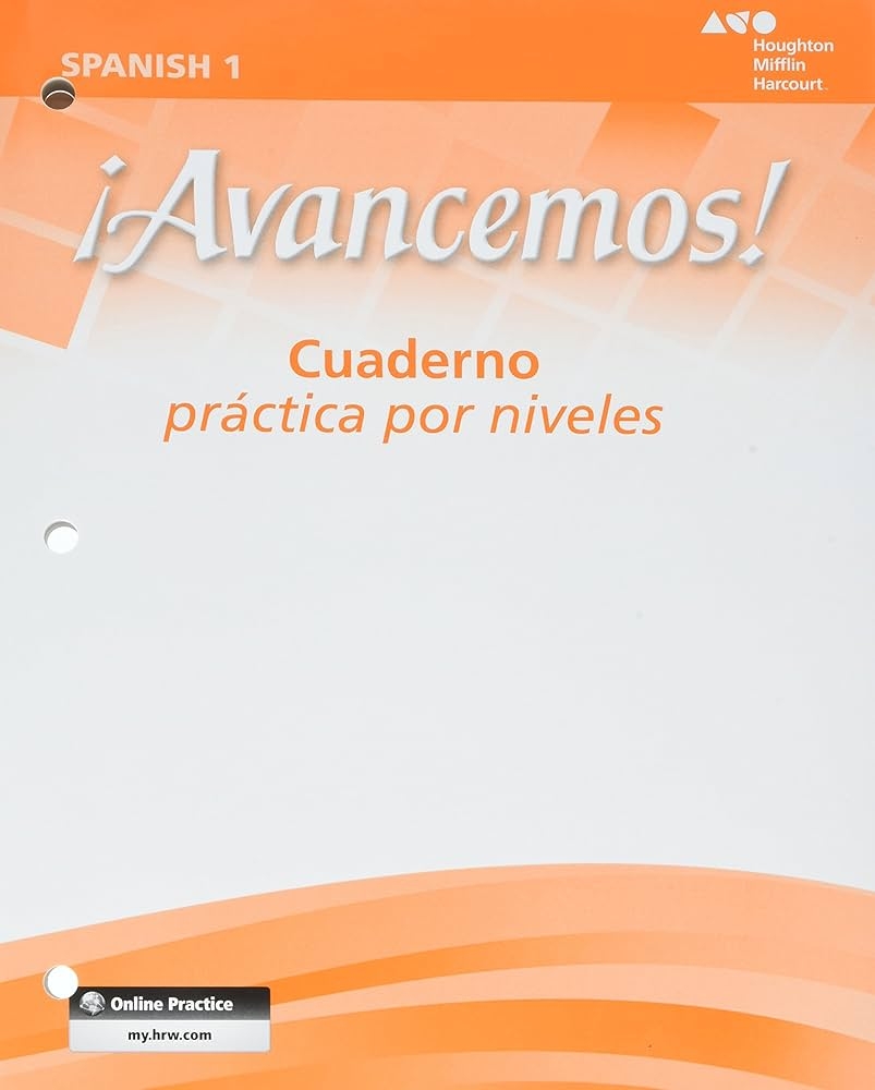 Amazon Cuaderno Practica Por Niveles Student Workbook With Review Bookmarks Level 1 Avancemos Spanish Edition 9780618782185 ML Books