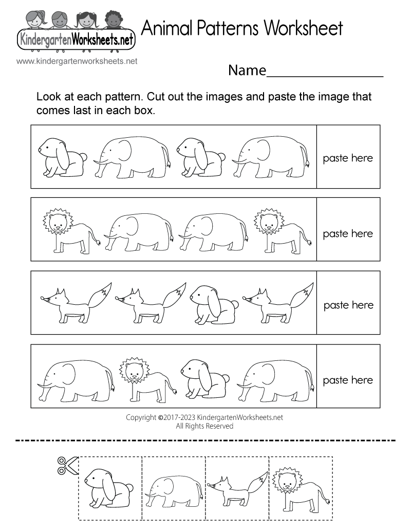 Geometry Patterns Worksheet Free Printable Digital PDF