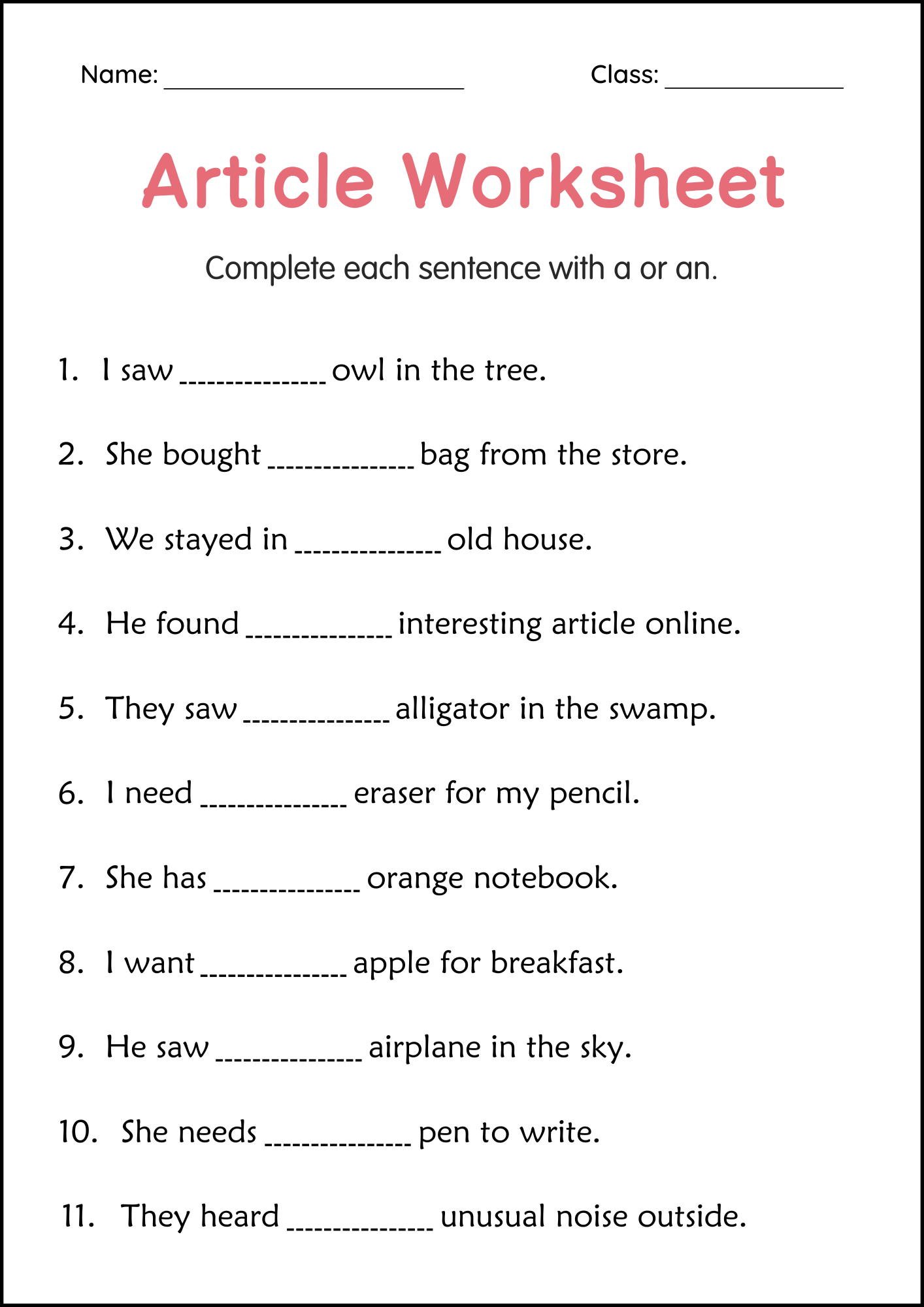 101 Verb To Be PDF Worksheets With Answers 2103 Exercises Grammarism