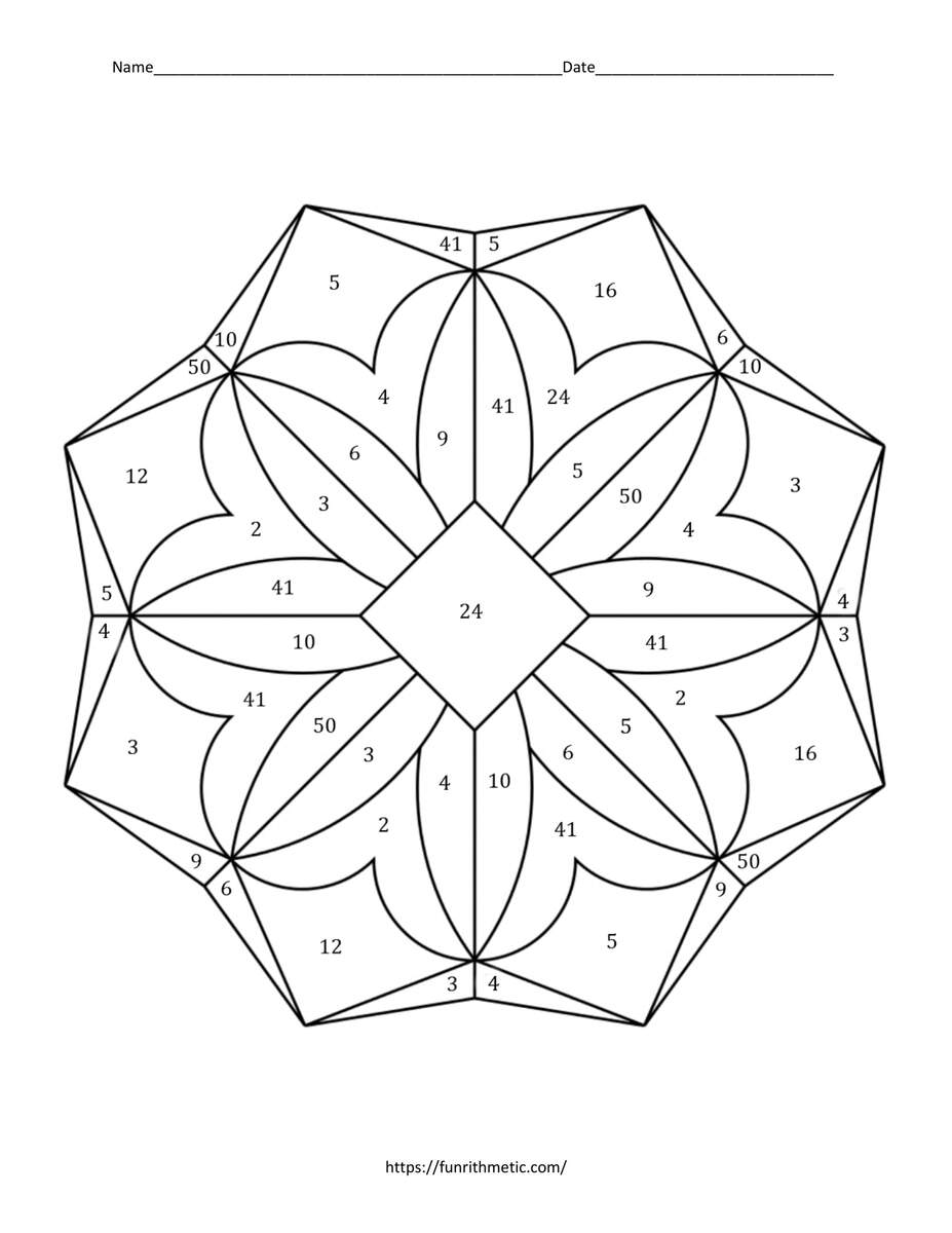 Basic Order Of Operations Color By Number Funrithmetic Order Of Operations Coloring Activity Made By Teachers