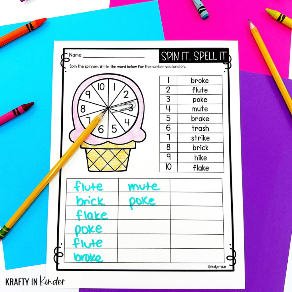 Boost Your Spelling Instruction With Free Editable Spelling Worksheets For Kindergarten And First Grade Students Krafty In Kinder Boost Your Spelling Instruction With Free Editable Spelling Worksheets For Kindergarten And First Grade Students Krafty In Kinder