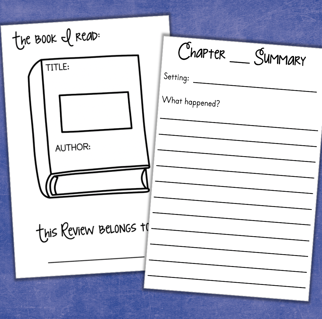 Chapter Book Review Templates For Book Club Literature Circles Book Reports Made By Teachers