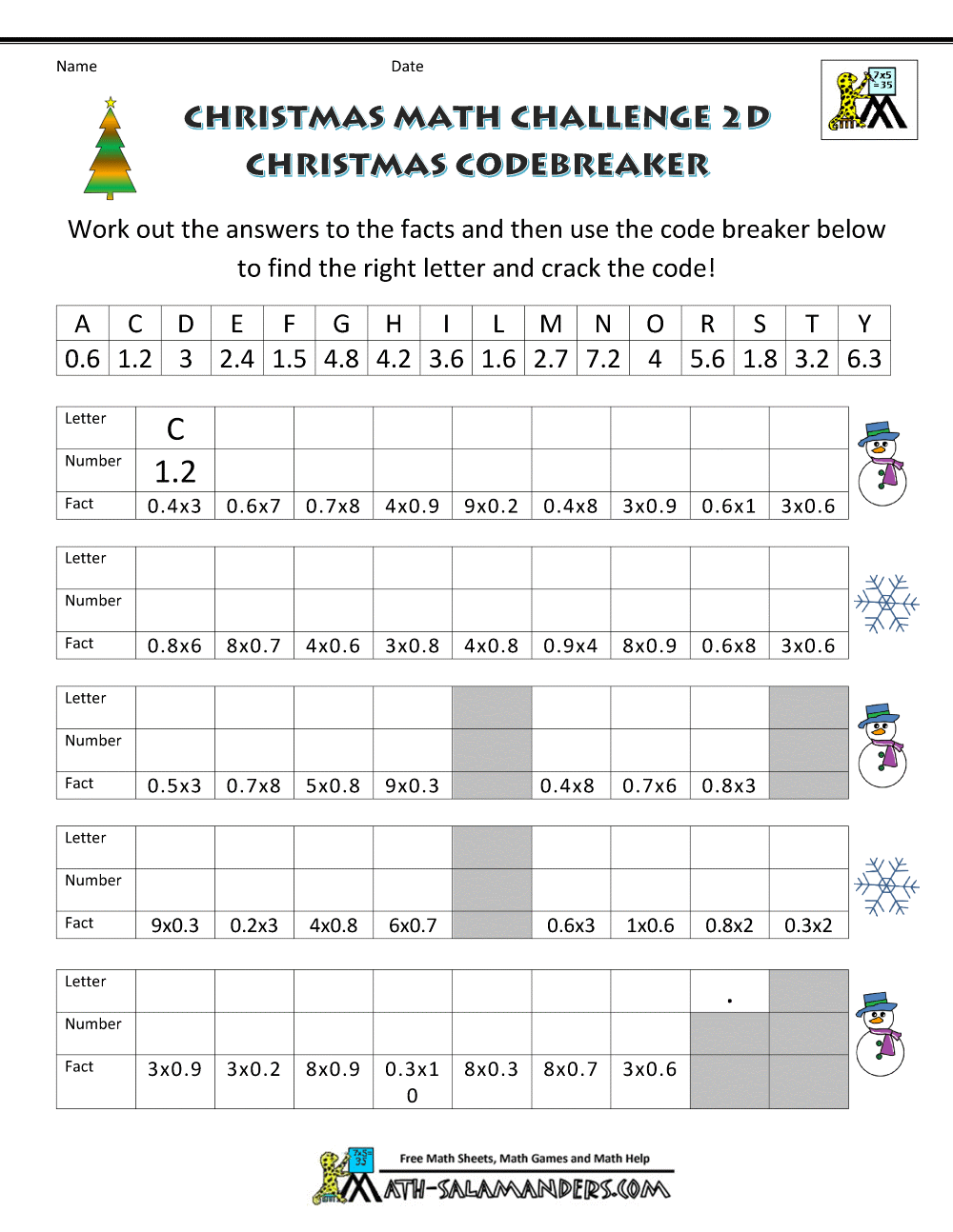 Free Printable I Spy Christmas Activity Mrs Merry