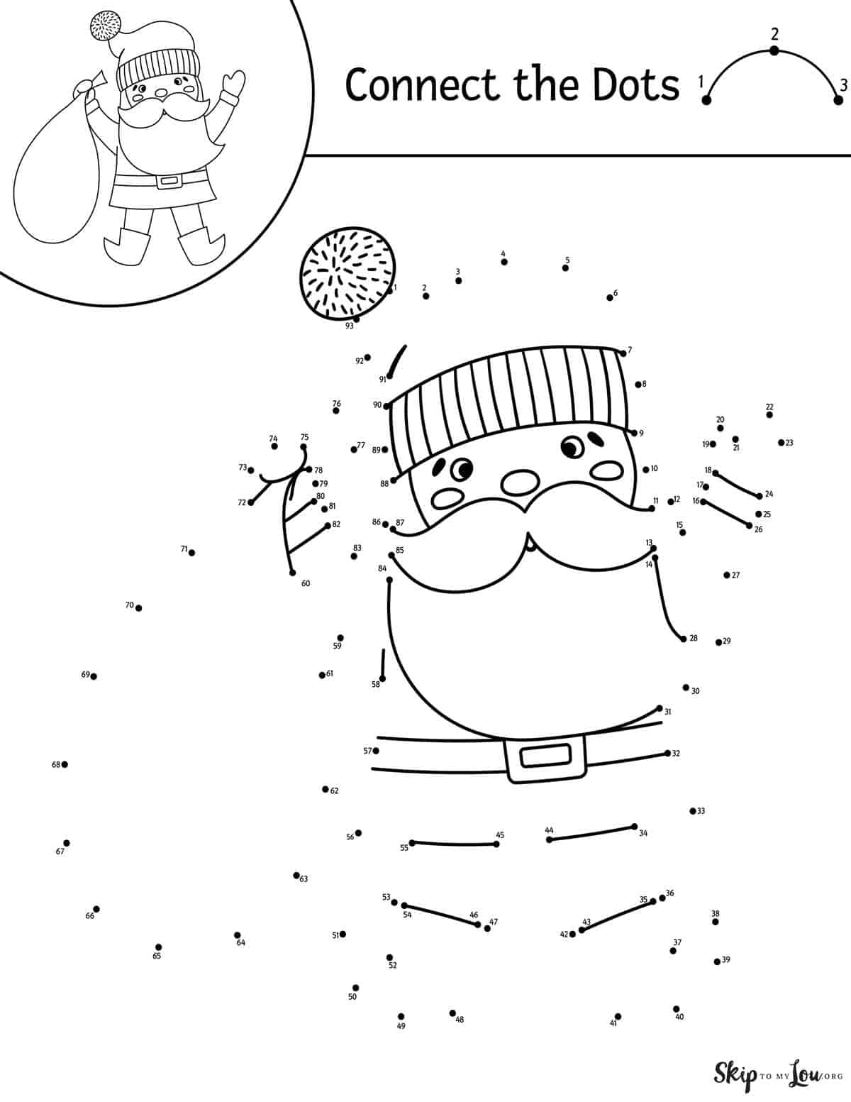 Free Preschool Christmas Writing Worksheet