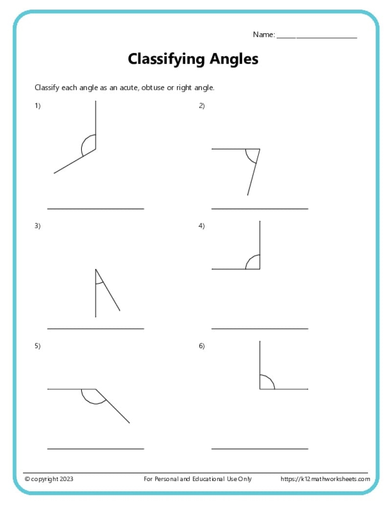 Classify And Measure Angles K12 Math Worksheets Worksheets Library Classify And Measure Angles K12 Math Worksheets Worksheets Library