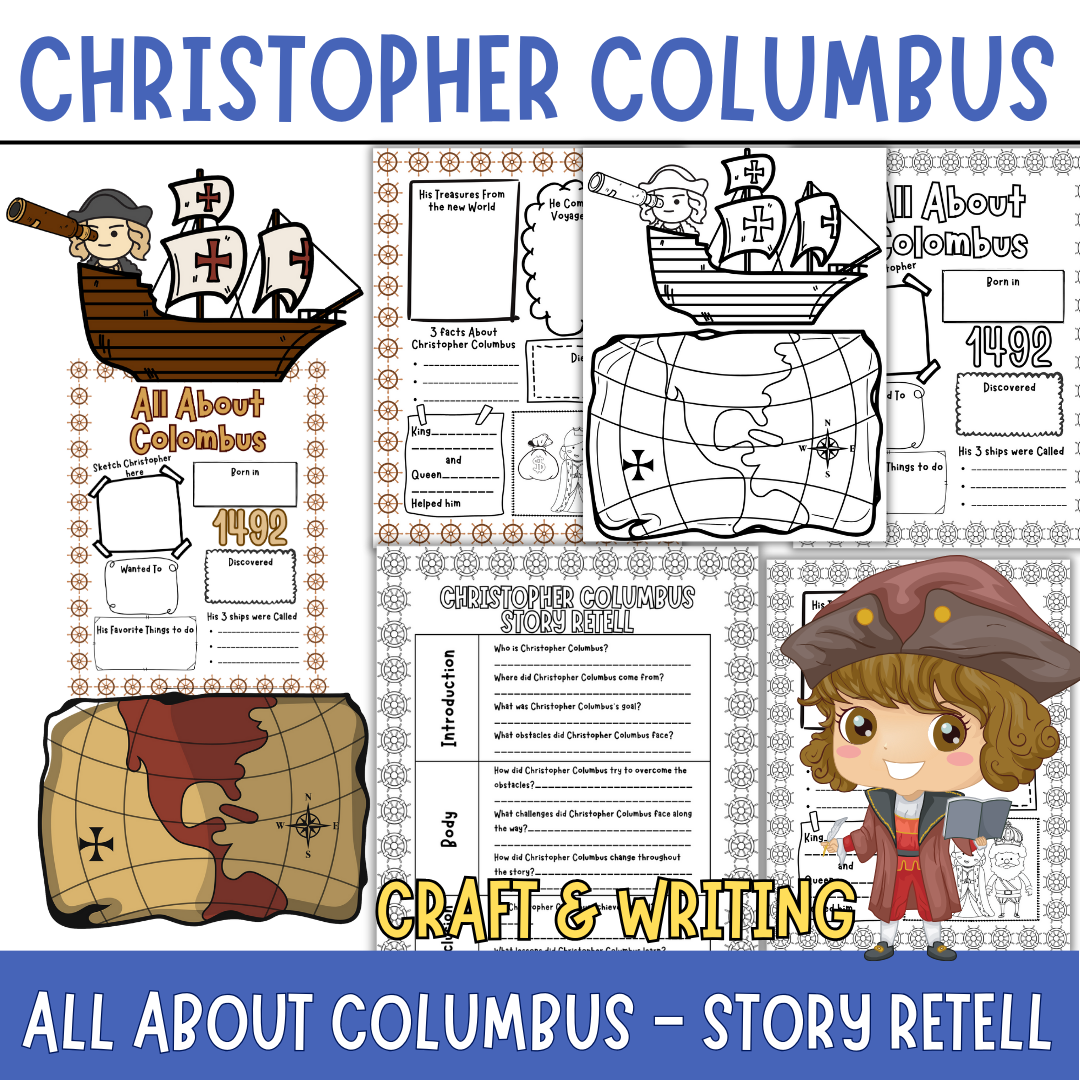 Columbus Day Craft And Writing All About Christopher Columbus Worksheet Made By Teachers Columbus Day Craft And Writing All About Christopher Columbus Worksheet Made By Teachers