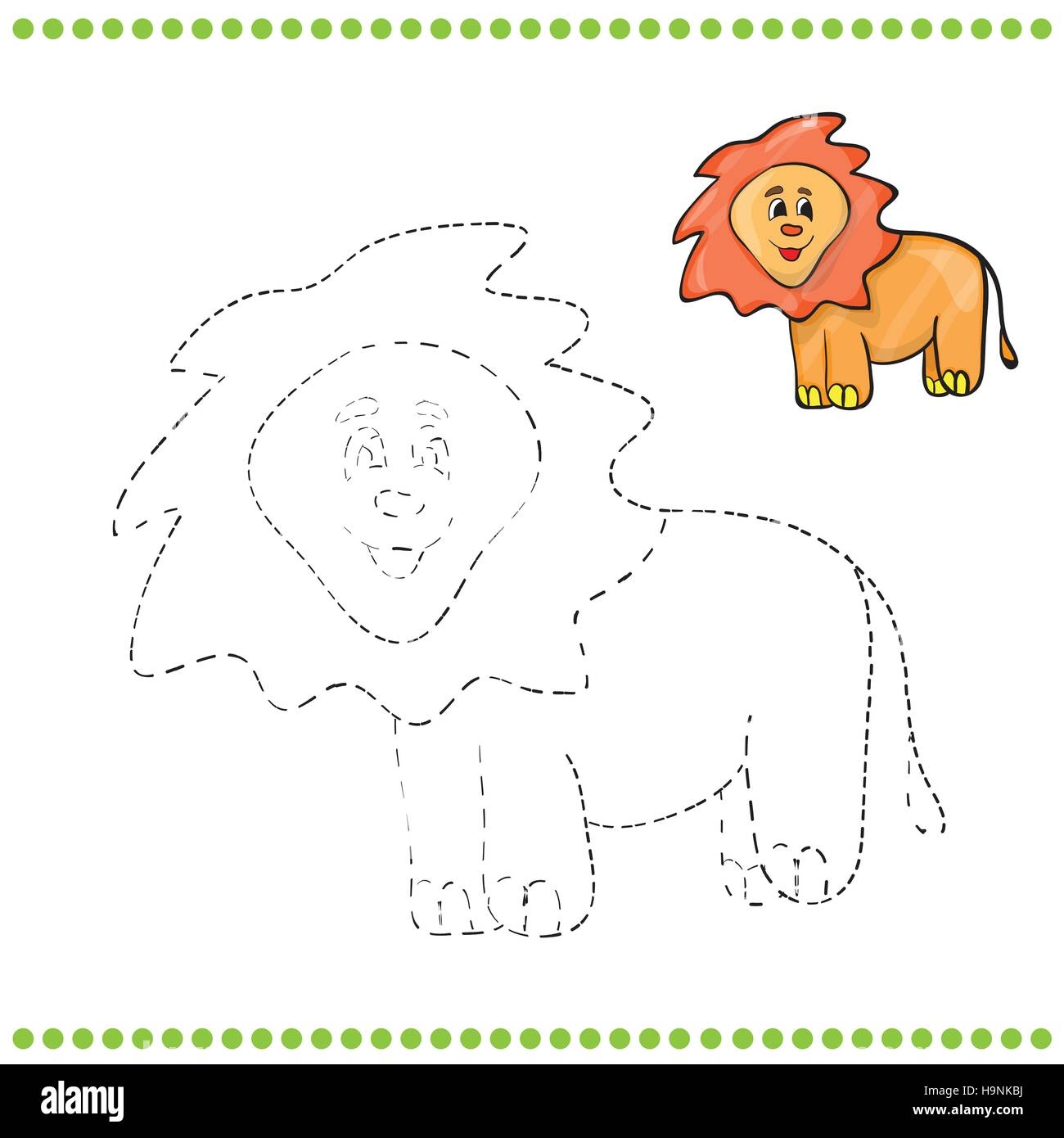 Connect The Dots And Coloring Page Lion Stock Vector Image Art Alamy Connect The Dots And Coloring Page Lion Stock Vector Image Art Alamy