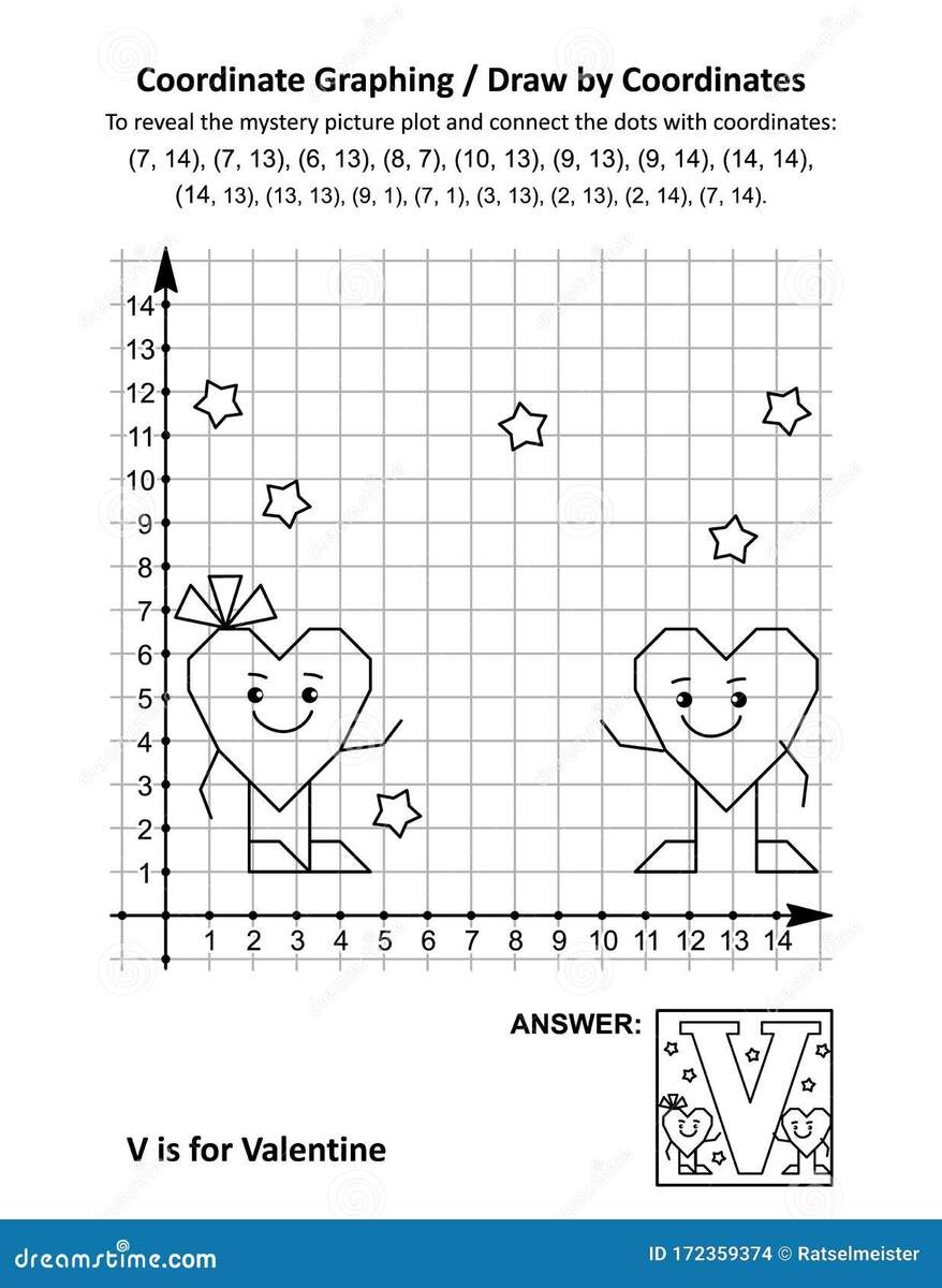 Coordinate Graphing Or Draw By Coordinates Math Worksheet With Valentine S Day Mystery Picture Stock Vector Illustration Of Mystery Coordinate 172359374 Coordinate Graphing Or Draw By Coordinates Math Worksheet With Valentine S Day Mystery Picture Stock Vector Illustration Of Mystery Coordinate 172359374