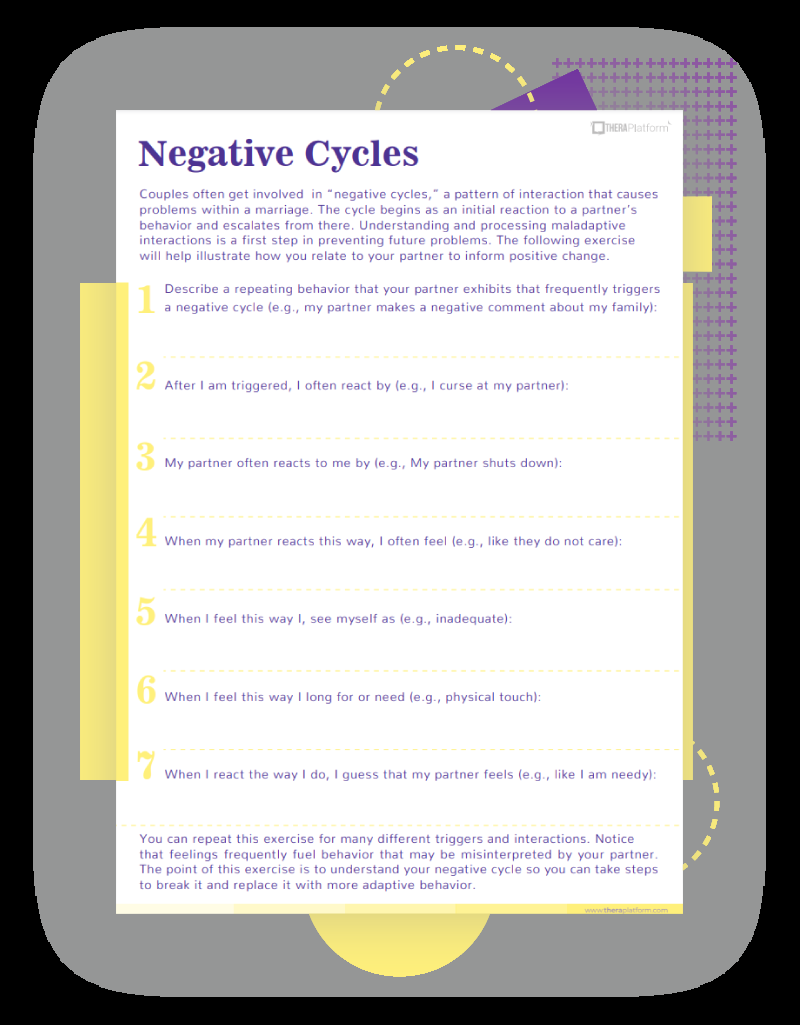Couples Therapy Worksheets TheraPlatform Resources Couples Therapy Worksheets TheraPlatform Resources