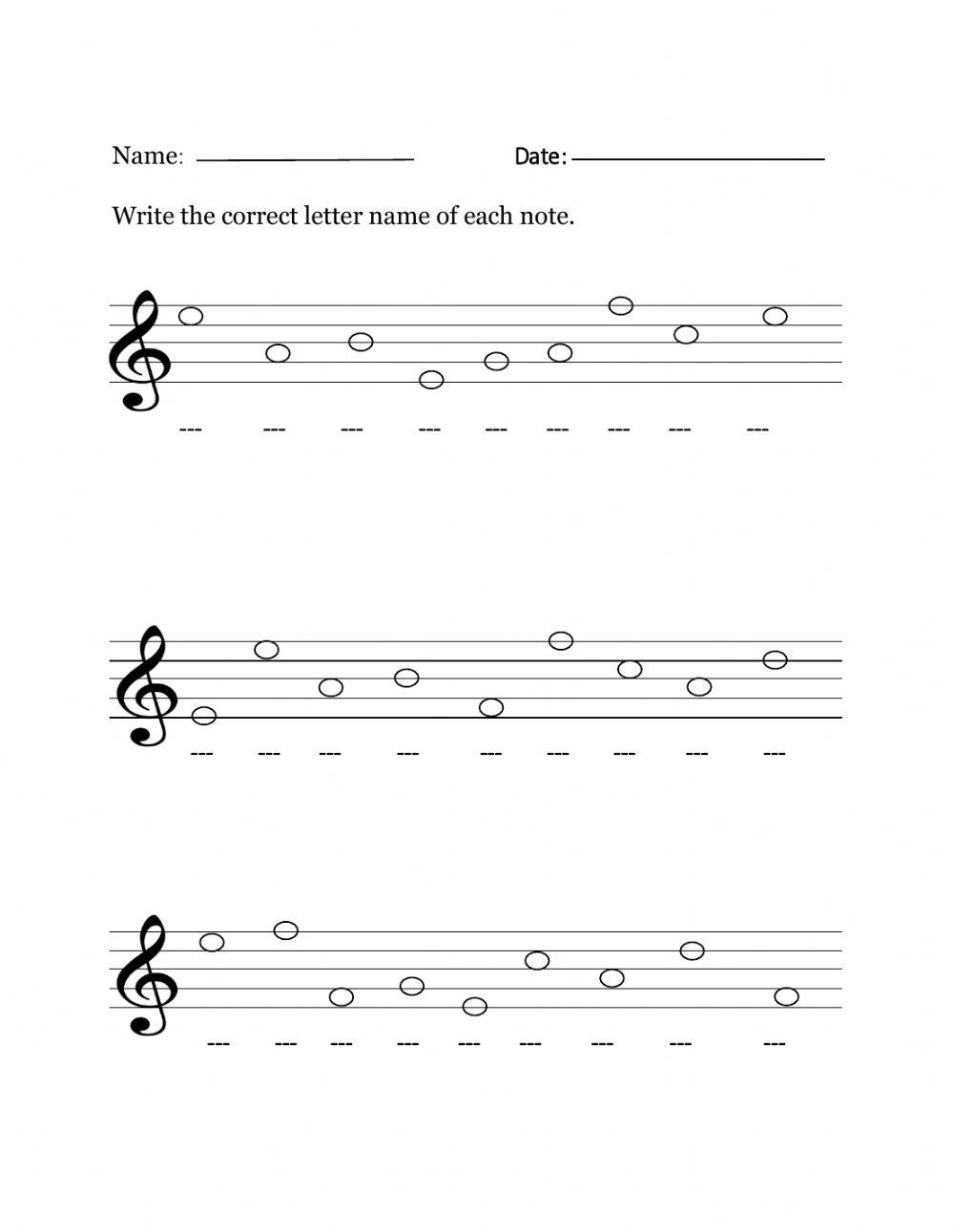 CPS Grades 4 6 Treble Clef Line And Space Notes Worksheet Live Worksheets Library CPS Grades 4 6 Treble Clef Line And Space Notes Worksheet Live Worksheets Library