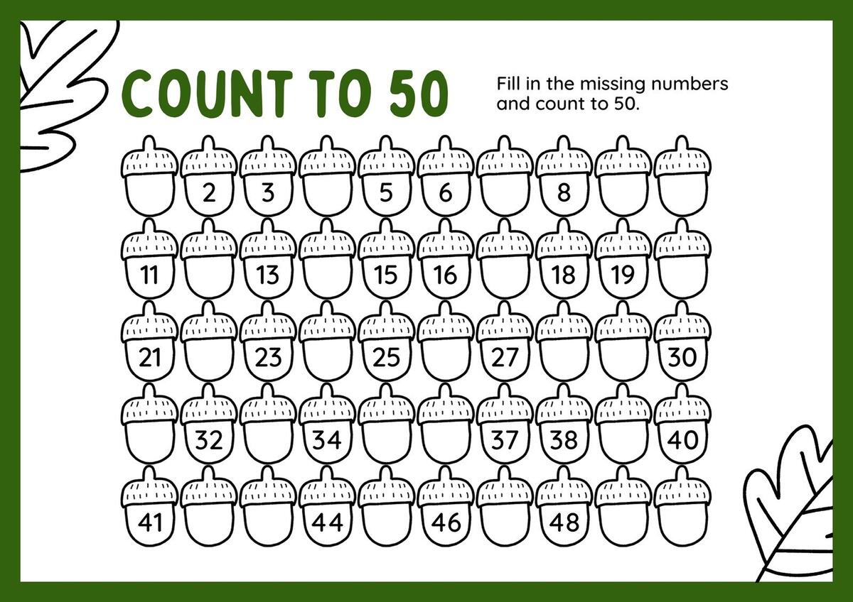 Customize 516 Kindergarten Math Counting Worksheets Templates Online Canva