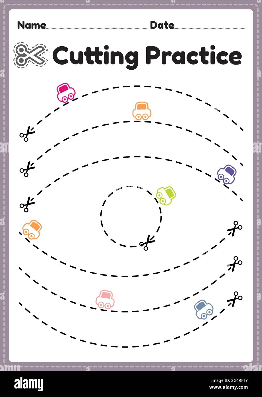 Cutting Printable For Preschoolers To Cut The Paper With Scissors To Improve Motor Skills Coordination And Develop Small Muscles For Kindergarten Kid Stock Vector Image Art Alamy Cutting Printable For Preschoolers To Cut The Paper With Scissors To Improve Motor Skills Coordination And Develop Small Muscles For Kindergarten Kid Stock Vector Image Art Alamy